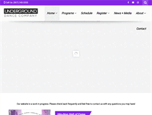 Tablet Screenshot of danceudc.com